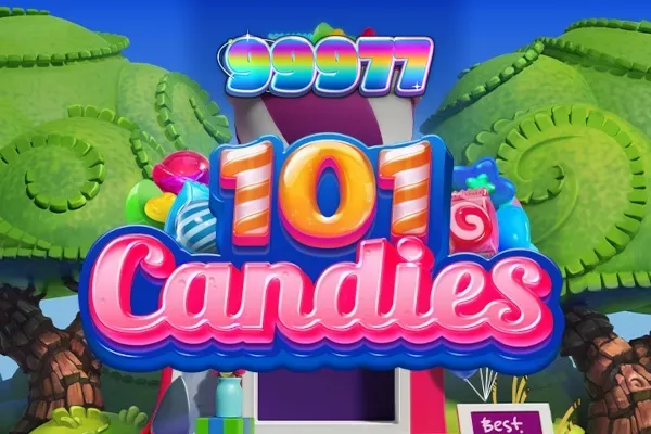 Interface colorida e doce do slot 101 Candies